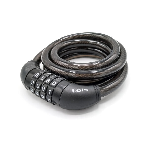 Spiral Lock Combination 180cm(L) x 12mm(ø) - Kuma Bikes