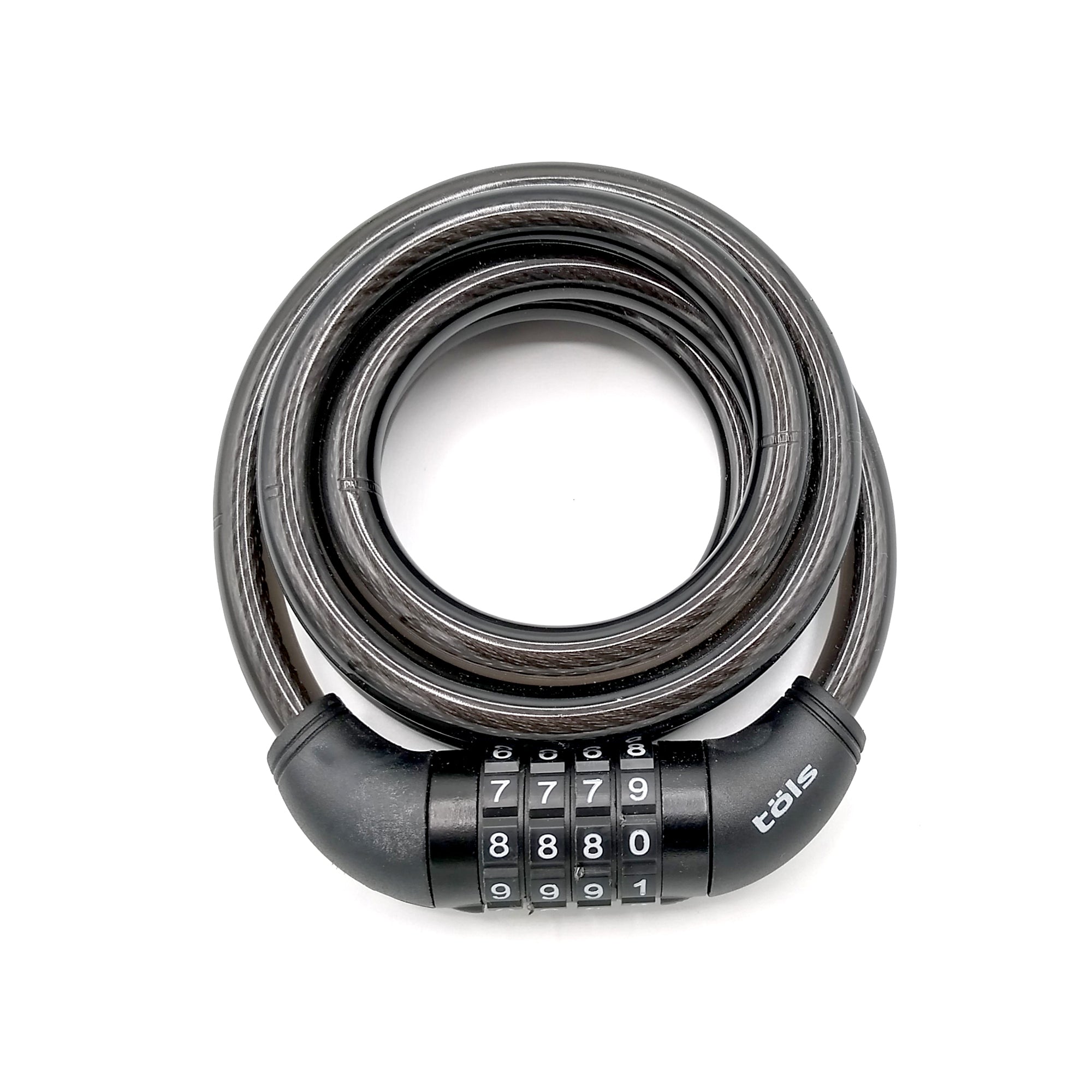 Spiral Lock Combination 180cm(L) x 12mm(ø) - Kuma Bikes