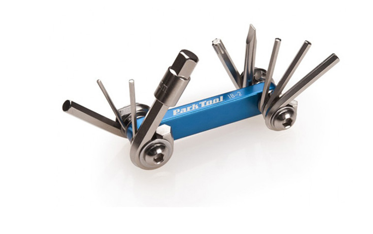 IB-2 - I-Beam Mini Fold-Up Hex Wrench Screwdriver and Star-Shaped Wrench Set - Kuma Bikes