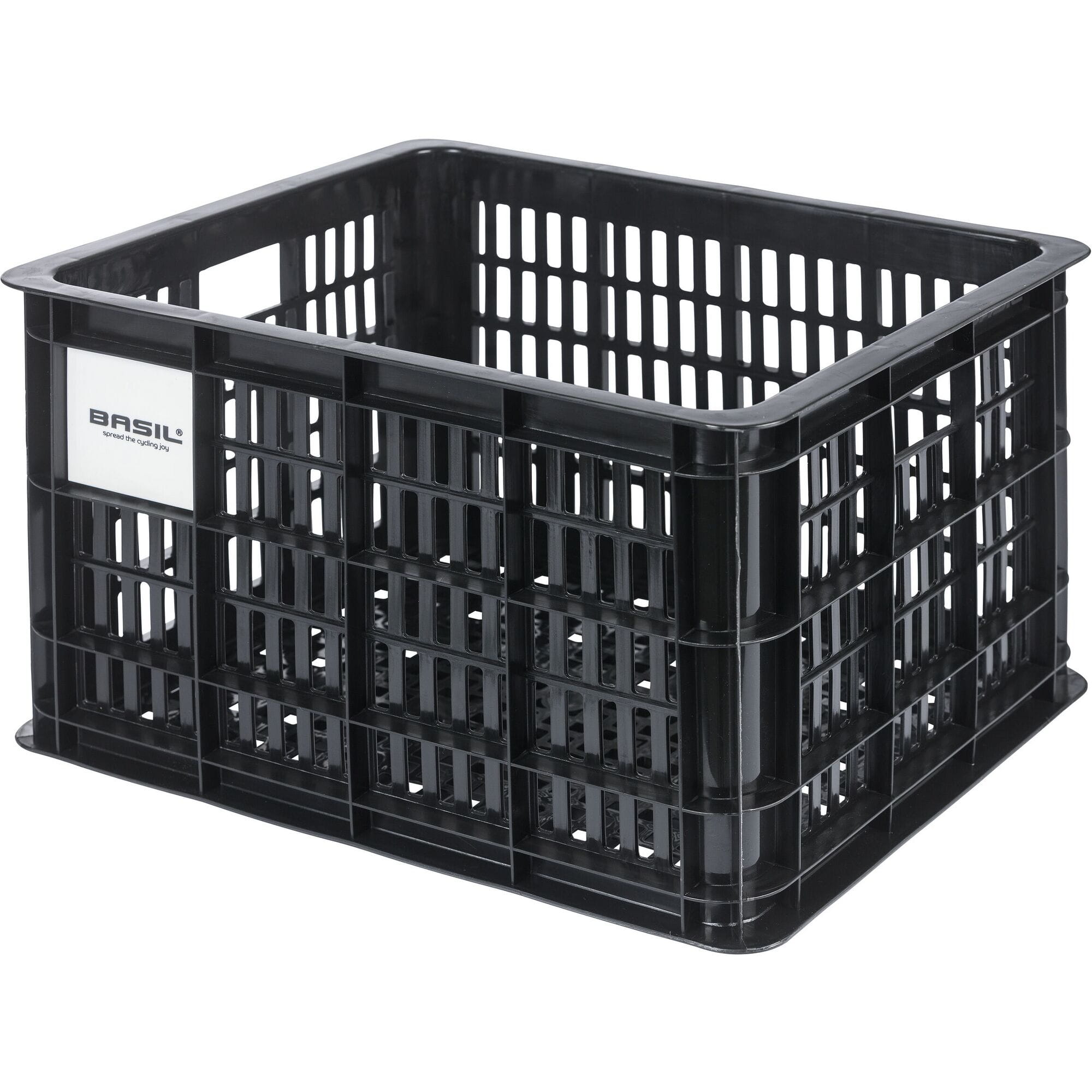 bicycle crate MIK L, 40L, recycled synthetic, black - Kuma Bikes
