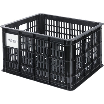 bicycle crate MIK L, 40L, recycled synthetic, black - Kuma Bikes