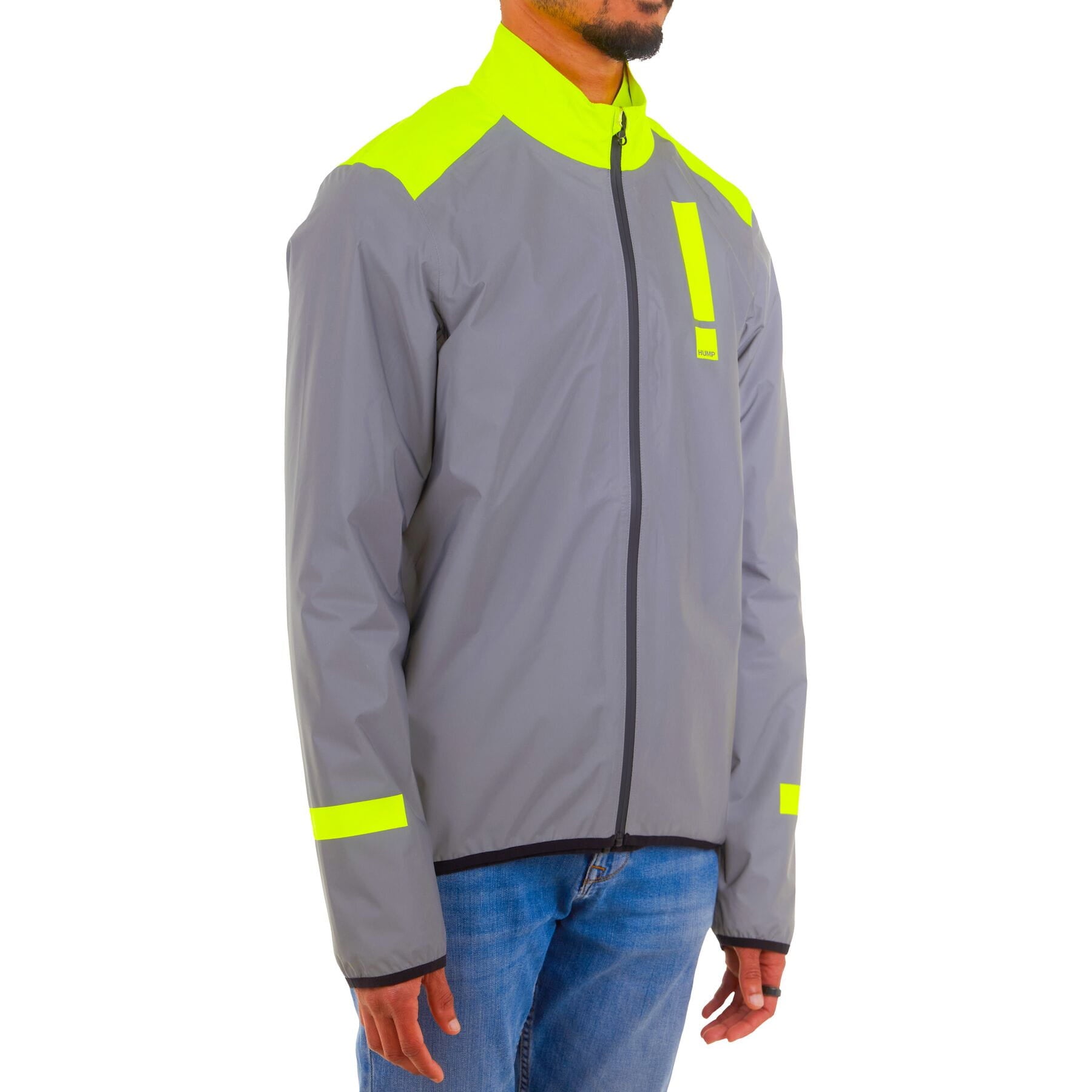 HUMP Men's Ultra Reflect Waterproof Jacket - Reflect / Hi-Viz - Kuma Bikes