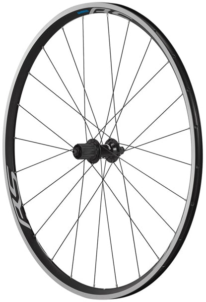 Shimano WH-RS100 clincher wheel, 9/10/11-speed, 130 mm Q/R axle, rear, black