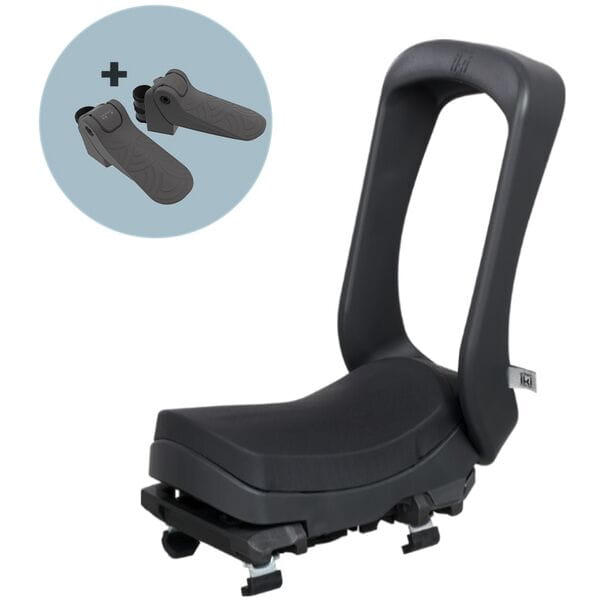 Junior Seat with Rack Mount - Bincho Black / Bincho Black - Kuma Bikes